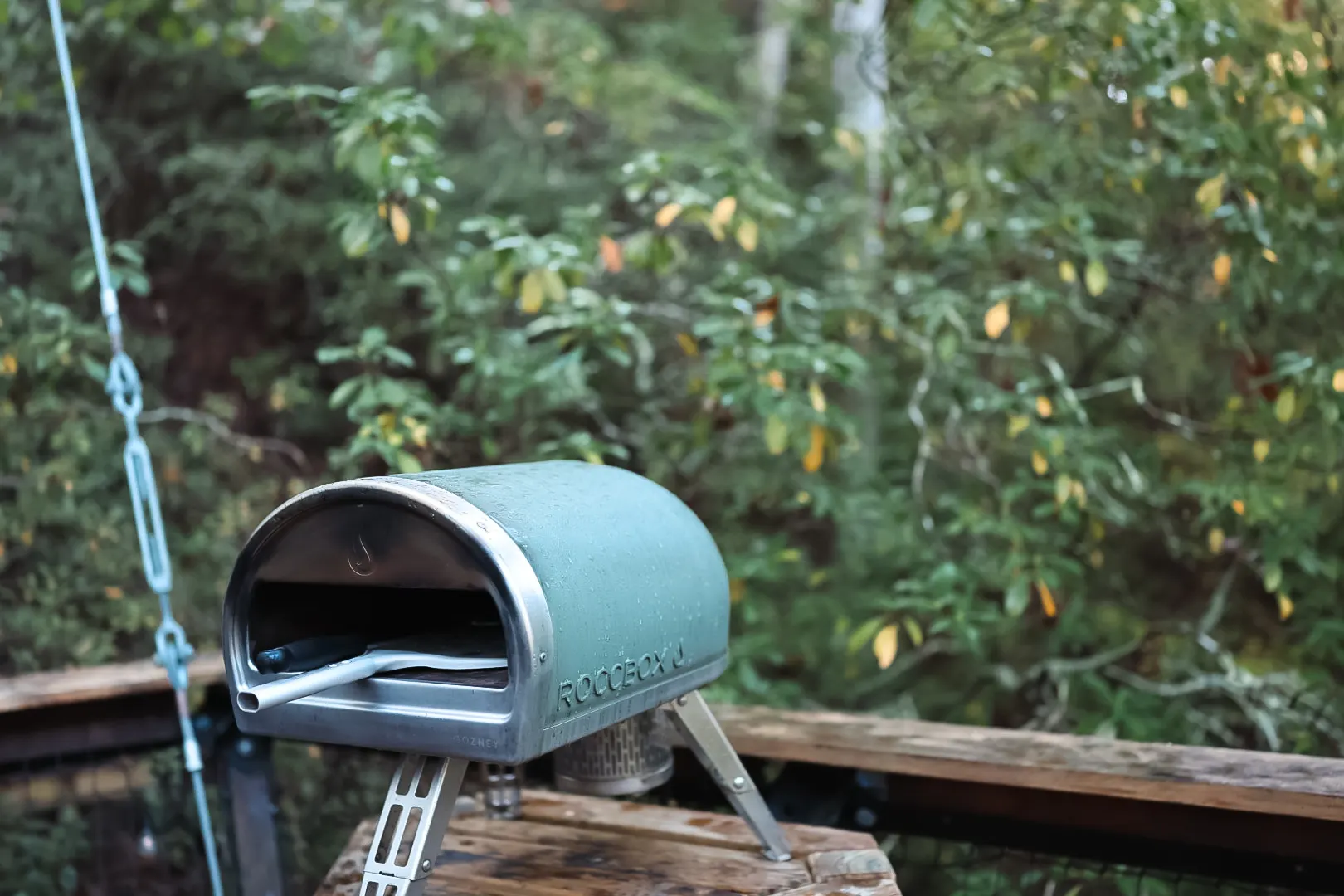 Pizza oven on the sky deck