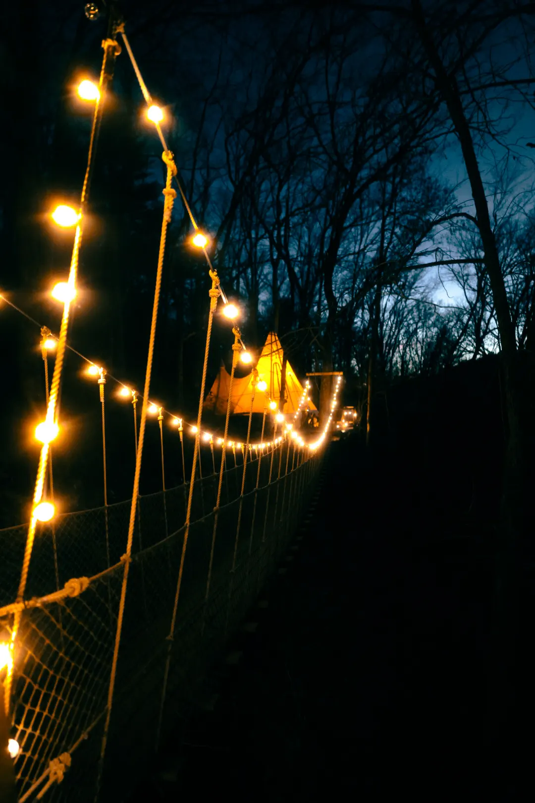 Bridge underside steel and joinery